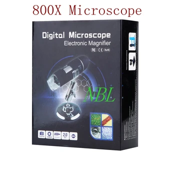 800X HD Elektronisko Mikroskopu, USB 0X-800X Digitālo Endoskopu Kamera Mikroskopi 8*LED CMOS Sensors Lupa Stāvēt Optisko Lupas