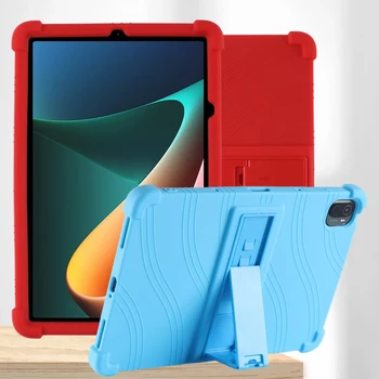 Gadījumā Xiaomi MiPad 5 Mi Pad 5 Pro 11 collu Silikona Triecienizturīgs Tablete Aizsardzības Apvalks Etui Segtu Bērniem Būtiska Drošu Coque Turētājs